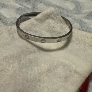 FAKE Silver Cartier Love Bracelet